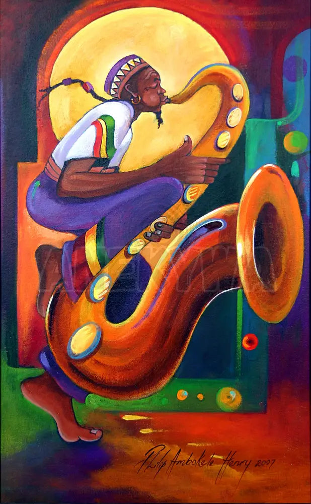 The Saxophonist Giclee Prints